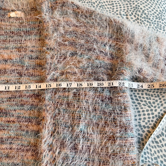 Altar'd State | Fuzzy Multicolored Cardigan Sweater - Picture 7 of 11
